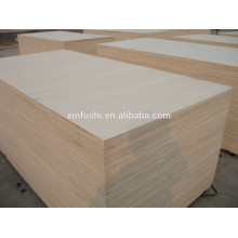 White color faced hardwood core plywood